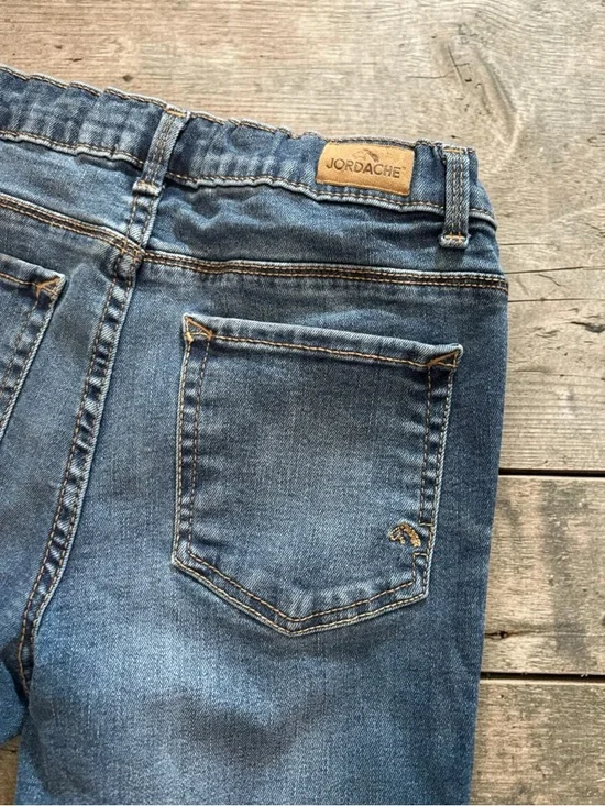 NWOT Jordache Girls Super Skinny Jeans Size 18 Slim Adjustable Waist Blue Denim - Picture 8 of 9